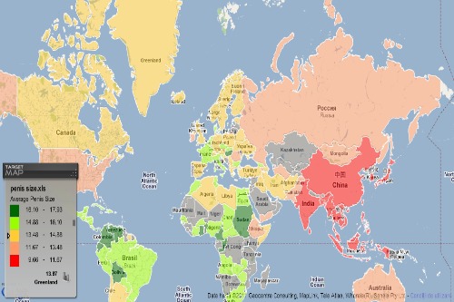 Harta mărimii sânilor şi penisului în lume. Vezi ce loc ocupă România